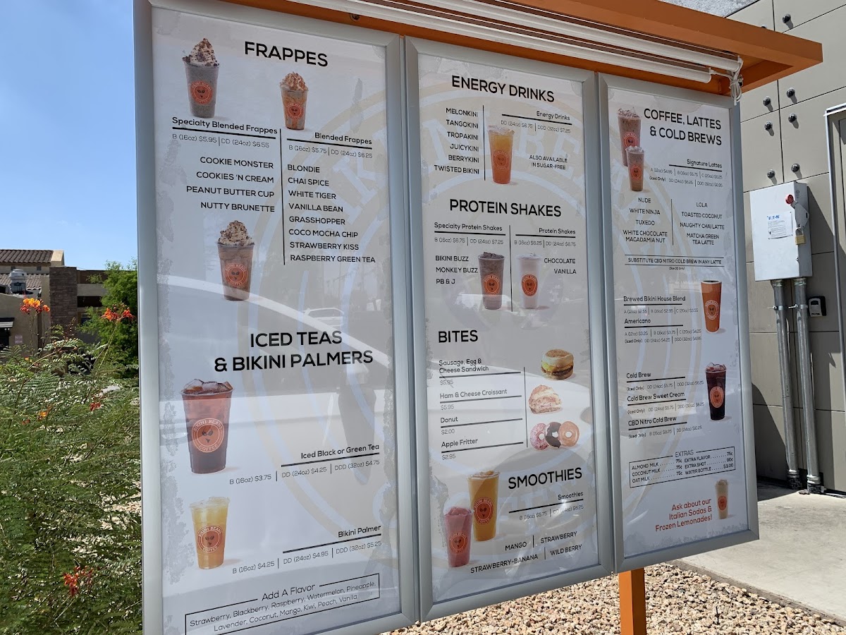Bikini Beans Coffee Menu - Image 6